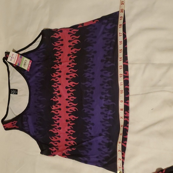 POP Fit X Cheek Boss Women's 2 Piece Pajama Set in Multicolor Size XXL - NWT - Picture 3 of 9